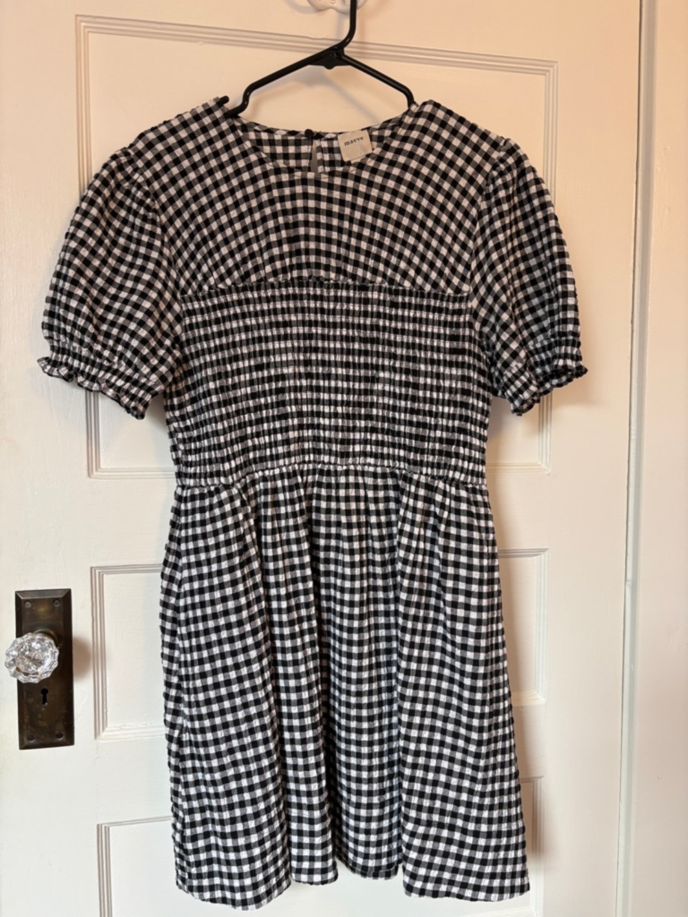 Maeve Anthropologie gingham dress